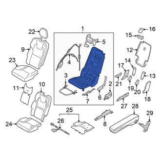 Volvo OE - Center Right Seat Frame