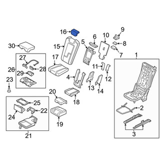 Volvo OE - Center Headrest