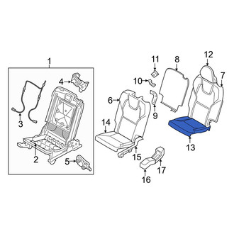 Volvo OE - Rear Seat Cover