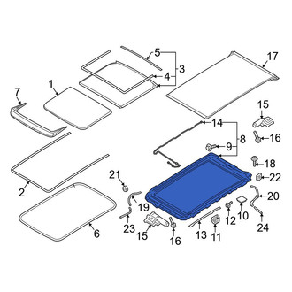 Volvo OE - Sunroof Frame