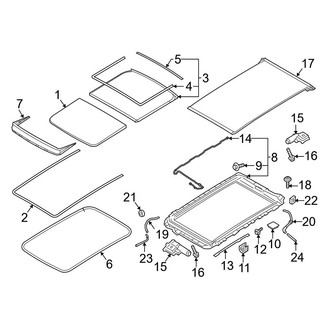 Volvo OE - Glass Roof Panel