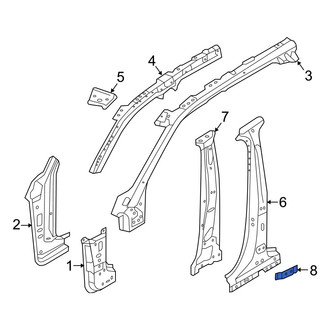 Volvo OE - Left Body B-Pillar Bracket