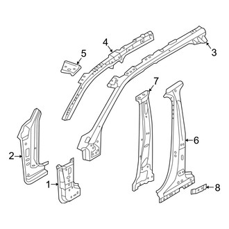 Volvo OE - Pillars, Rocker & Floor - Center Pillar