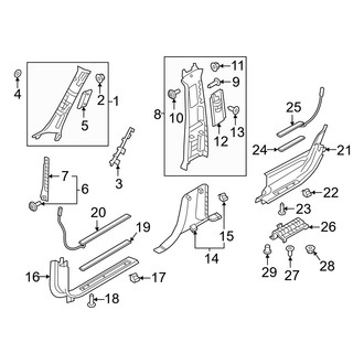 Volvo OE - Pillars, Rocker & Floor - Interior Trim