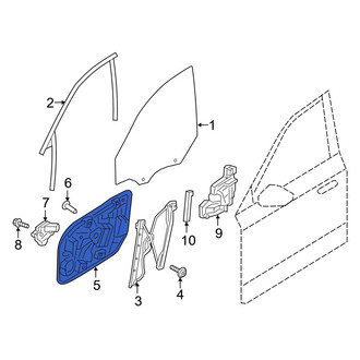Volvo OE - Front Left Door Panel Carrier