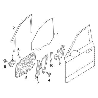 Volvo OE - Front Door - Glass & Hardware