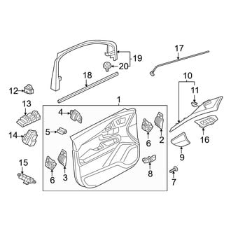 Volvo OE - Front Door - Interior Trim (To CH# 348732)