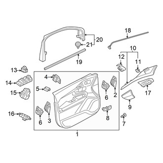 Volvo OE - Front Door - Interior Trim (From CH# 348733)