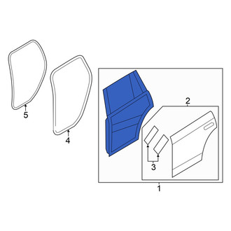 Volvo OE - Rear Right Door Shell