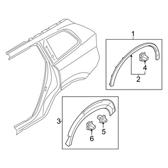 Volvo OE - Quarter Panel - Exterior Trim (Accessory)