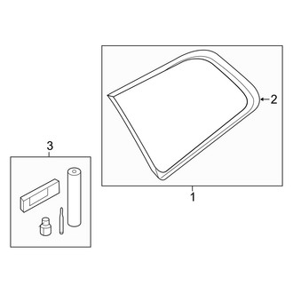 Volvo OE - Quarter Panel - Glass