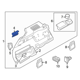 Volvo OE - Front Glove Box Light
