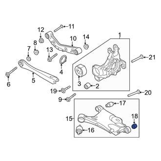Volvo OE - Front Lower Forward Outer Suspension Control Arm Bushing