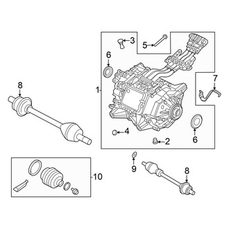 Volvo OE - Rear Suspension - Axle & Differential (T8 Recharge Core / T8 Recharge Plus / T8 Recharge Ultimate)