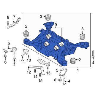 Volvo OE - Rear Suspension Subframe Crossmember