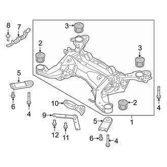 Volvo OE - Rear Suspension - Suspension Mounting (FWD)