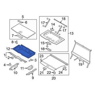 Volvo OE - Rear Trunk Floor Storage Box