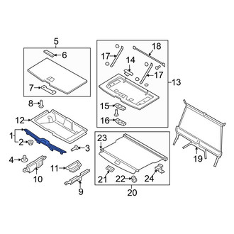 Volvo OE - Rear Liftgate Trim Scuff Plate