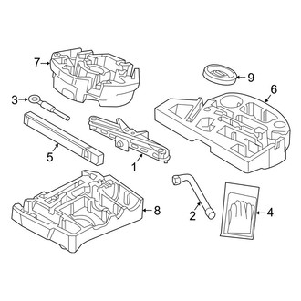 Volvo OE - Rear Body & Floor - Jack & Components