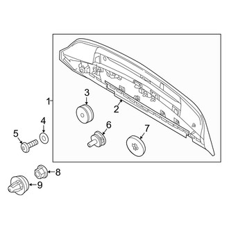 Volvo OE - Lift Gate - Spoiler
