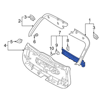 Volvo OE - Rear Liftgate Trim Cover