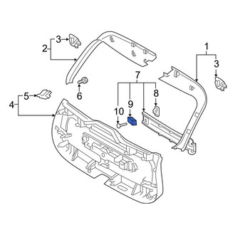 Volvo OE - Rear Liftgate Latch