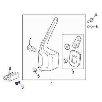Volvo OE - Lower Tail Light Bolt