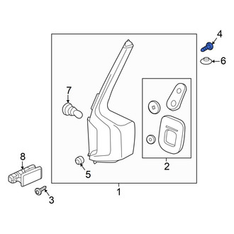 Volvo OE - Upper Tail Light Bolt