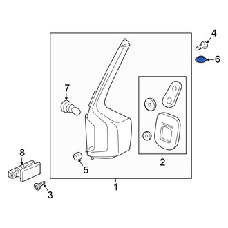 Volvo OE - Tail Light Screw