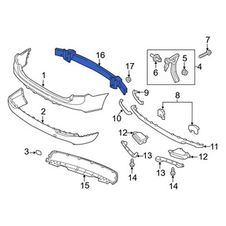 Volvo OE - Rear Bumper Impact Bar