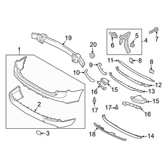 Volvo OE - Rear Bumper - Bumper & Components (Covers & Trim, W/O Dark Theme)