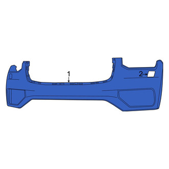 Volvo OE - Front Upper Bumper Cover