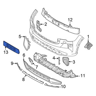 Volvo OE - Front License Plate Bracket