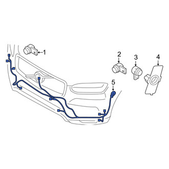 Volvo OE - Front Parking Aid System Wiring Harness