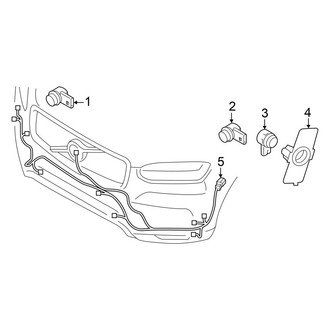 Volvo OE - Front Bumper - Bumper & Components (From CH# 348733, W/O Dark Theme, Sensors and Wiring)