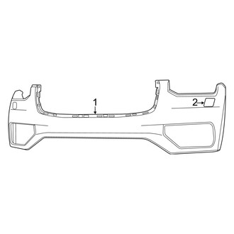 Volvo OE - Front Bumper - Bumper & Components (With Dark Theme, Bumper Cover)
