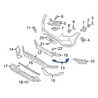 Volvo OE - Left Grille Molding Bracket