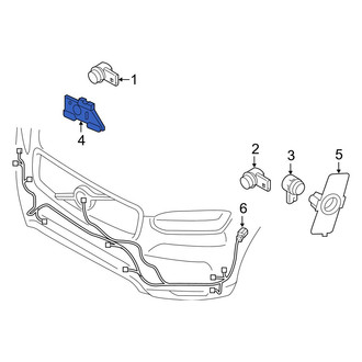 Volvo OE - Left Inner Parking Aid Sensor Bracket