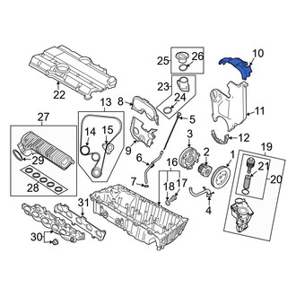 Volvo OE - Lower Engine Timing Cover