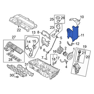 Volvo OE - Upper Engine Timing Cover