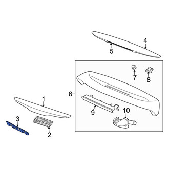 Volvo OE - Rear Deck Lid Emblem