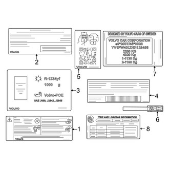 Volvo OE - Information Labels - Labels