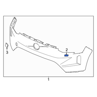 Volvo OE - Front Left Headlight Washer Cover