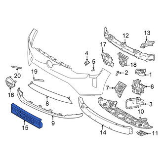 Volvo OE - Front License Plate Bracket