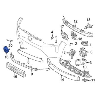 Volvo OE - Front Bumper Cover Emblem