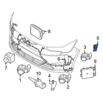 Volvo OE - Left Outer Parking Aid Sensor Bracket