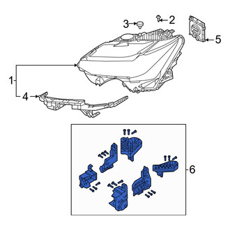 Volvo OE - Headlight Hardware Kit