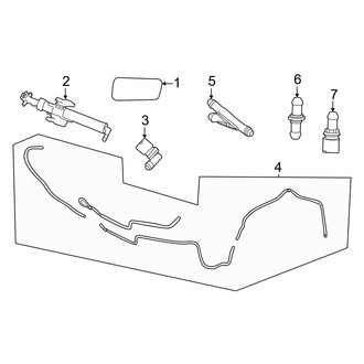 Volvo OE - Front Lamps - Washer Components