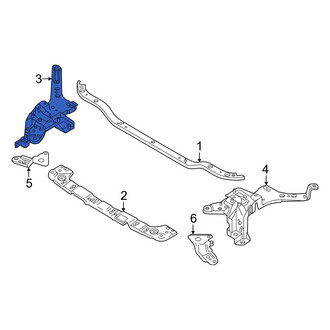 Volvo OE - Front Right Radiator Support Side Panel