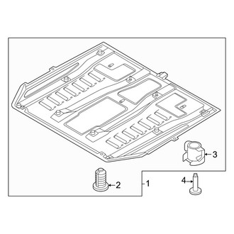 Volvo OE - Radiator Support - Splash Shields